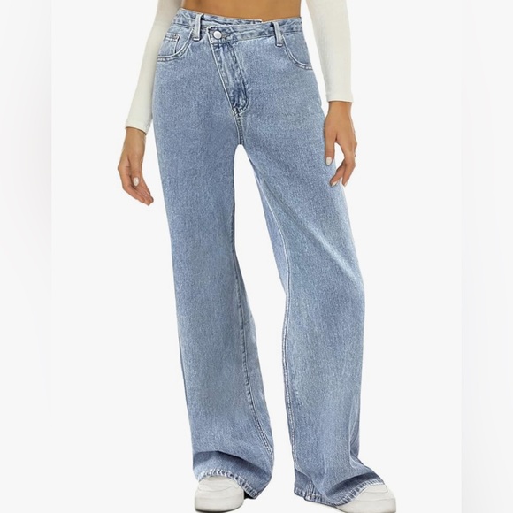Baggy Wide-Leg Jeans - Picture 1 of 7